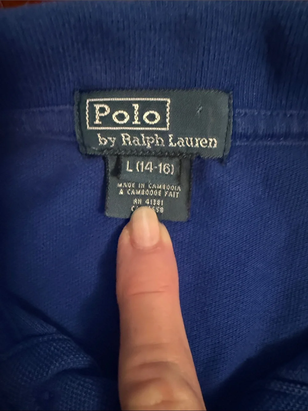 Polo by Ralph Lauren Boys Royal Blue Polo with Yellow Pony
